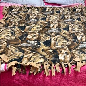 Horse Inspired Fleece Throw Blanket